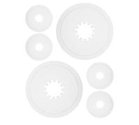 NIYANGLE Bike Chainwheel Protector Guard 6Pcs 5.31" Plastic Rear Sprocket Covers for Folding Bikes and Gear Protection