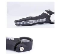 NIYANGLE Bike Handlebar LED Turn Signal Lights Blue Light 1 Pair Left Right Cycling Safety Warning Lamp Night Ride Bike Handle Bar