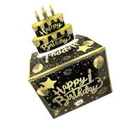NIYANGLE Birthday Money Pull Box for Cash Gifts, Paper Material Surprise Cash Prize Feature, for Birthday Celebration and Party Decoration