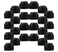 NIYANGLE Black Plastic Wire Cube Connectors 20Pcs for DIY Pet Cage Latches and Wardrobe Assembly, Corner Buckles for Shoe Cabinets and Storage Organizers
