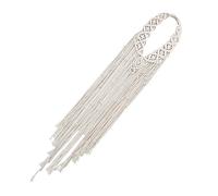 NIYANGLE Bohemian Macrame Headband for Weddings Handmade Hair Accessory Unique Design Lightweight and Comfortable Bridal Headdress for Beach and Parties