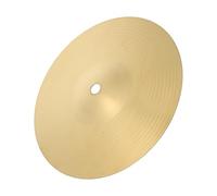 NIYANGLE Brass Drum Cymbal 10 Inch Jazz Drum Part Replacement Impact Resistant Not Easy to Deform Percussion Accessory