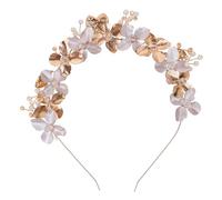 NIYANGLE Bridal Flower Headband Delicate Floral Design for Weddings Parties and Special Occasions Charming Hair Accessory for Brides and Bridesmaids for Romantic Celebrations