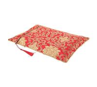 NIYANGLE Brocade Embroidery Pouch for Buddhist Scriptures Elegant Double-layer Material for Religious Texts for Home Office and Travel