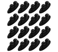NIYANGLE Cable Structure 16pcs Adhesive Multipurpose Clips Holder Self Adhesive PVC Wire Organizer Featuring Multiple Slot Fixator Car Interior