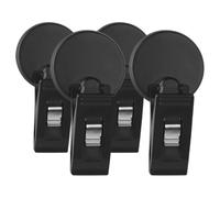 NIYANGLE Car 4pcs Pack with Windshield Parking Ticket Holder Clip Suction Cup Pvc Material Car Window Clip for Organizing Compact Design and Vehicle Documents Home Use