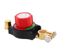 NIYANGLE Car Battery Kill Switch 3/8 Inch Screw Copper and Plastic Construction Easy Installation Battery Isolator Switch for Boat and Car Use Prevents Electrical Short Circuits for Daily