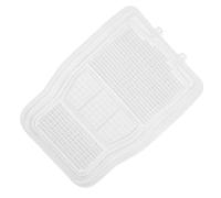 NIYANGLE Car Foot Mat Silicone Floor Mat for Vehicle Interior Front Seat Soft Latex Material Cut to Size for Easy Maintenance