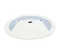 NIYANGLE Cartoon Round Play Rug with Animal Design Soft Supple Nursery Crawling Mat for Boys and Skin-friendly Floor Carpet for Bedroom and Playroom Pattern
