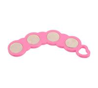 NIYANGLE Cat Eye Magnet Tool for Nail Art with Ergonomic Arc and One-handed Control, Acrylic and Magnet Material, Caterpillar-shaped Design for Travel and DIY Manicures