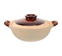 NIYANGLE Ceramic Casserole Cooking Pot 1300ml with Even Heat Conduction and Continuous Heating Feature, for Cooking Porridge and Braising Chicken the Kitchen or Outdoor Camping