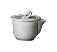 NIYANGLE Ceramic Japanese Style Simple Filterable Teakettle with Filter Holes and Cold Resistant Function Decorative Hand-Made Teapot for Home Use