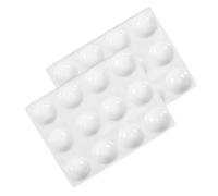 NIYANGLE Ceramic Reaction Plate Spot Plate for Laboratory Scientific Experiments Chemistry Testing Abrasion-resistant Porcelain Board for Science Lessons and Lab Use