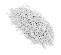 NIYANGLE Ceramic Triangular Tumbling Filler Media 4mm White Polishing Pads for Rock and Stone Crafting, Wear-resistant and Minimizes Stone Chipping, for Lapidary and Vibratory Tumblers 1kg
