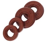 NIYANGLE Chainsaw Crankshaft Oil Seal for Effective Replacement Part 2 Pair with Fluororubber Material and Easy Installation, Compatible with 12 Inch and 14 Inch Chain Saw Accessories