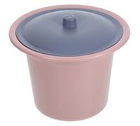 NIYANGLE Chemical Portable Toilet Commode Bucket Seat Potty Seat for Toilet Sealed Lid for Odor Control Easy to Move Sturdy Plastic Material