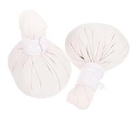 NIYANGLE Chinese Herbal Health Balls 2 Pack 3.74 Inch Natural Massage Pouches for Muscle Relaxation Spa Compress Hot Herbal Pouches for Home Use