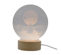 NIYANGLE Christmas LED Night Light Santa Claus Festival Lamp Decorative Xmas Ornament for Bedroom and Living Room Holiday Ambiance