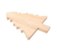 NIYANGLE Christmas Tree Wooden Cutting Board Xmas Cheese Charcuterie Serving Tray Festive Holiday Snack Platter for Vegetables Fruits Desserts Kitchen Chopping Board