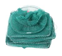 NIYANGLE Collapsible 16-section Shrimp Crab Crawfish Trap Net 2.5m Fishing Cast Net Cage for Outdoor Recreational Use and Aquaculture