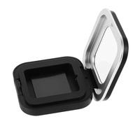 NIYANGLE Compact Mini Magnetic Eyeshadow Powder Case Refillable Loose Powder Container with Metal Tray for Travel and DIY Makeup Sl lack Palette for Women