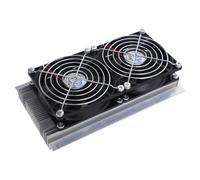 NIYANGLE Compact Semiconductor Radiator Fan for Freezer Accessory Heavy Duty Stainless Steel Cooling Blower Quiet Electric Ventilation Fan for Fridge Condenser Replacement Compatible with