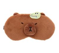 NIYANGLE Cooling Pack Furry Sleep Mask Adorable Eye Mask Portable Plush Eye Cover Blocks Out Light for Adults Wherever You are Troubled by Light