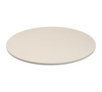 NIYANGLE Cordierite Sturdy and Not Easy to Deform Pizza Baking Stone with Smooth Surface and High Temperature Resistance White Baking Pan for Home Use and Pizza in Oven