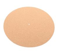 NIYANGLE Cork Turntable Mat 297mm Diameter x 3mm Thick Natural Cork Vinyl Slipmat for Record Players Anti-Slip Vinyl Turntable Pad