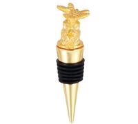 NIYANGLE Creative Alloy Wine Stopper Chicken Design Zodiac Bottle Plug Wine Seal for Bar Party Home Use