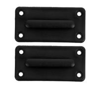 NIYANGLE Crowd Control Retractable Barrier Receiver 2 Sets Wall Mounted Square Four-Hole Wall Mount Accessories for Construction Sites