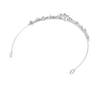 NIYANGLE Crystal Wedding Crown for Bride Rhinestone Headband Elegant Bridal Hairpiece with Sparkling Rhinestones Versatile Wedding Hair Accessory for Brides Prom Pageant and Special