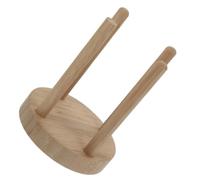 NIYANGLE Cup Stacker Wooden Disposable Paper Cup Holder Practical Coffee Dispenser Portable Lid Organizer for Bathroom Sink Counter Outdoor Picnic Use