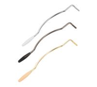 NIYANGLE Curved Whammy Bar Tremolo arm Adjusting String Tension for Electric Guitar 3pcs with Stainless Steel and Rubber Material Easy to Operate for Beginners and Guitar Tremolo Systems