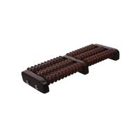 NIYANGLE Curved Wooden Foot Roller Massager with Multi-Wheel Design for Under Desk Use Portable Foot Arch and Trigger Point Therapy Tool for Calf and Heel Muscle Relief Lightweight