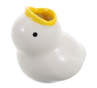 NIYANGLE Cute Cartoon Toothbrush Holder Ceramic Bathroom Organizer for Boy Girl Easy to Clean Design Compact Toothbrush Stand for Spaces