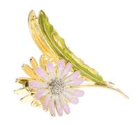 NIYANGLE Daisy Flower Hair Clip Large Metal Claw Clip Purple Floral Hair Accessory for Women Girls