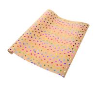 NIYANGLE Decorative Kraft Paper 1 Sheet Metallic Foil Heart Gift Wrap with Delicate Gloss for Luxury Packaging and DIY Wrapping Paper Projects, for Certificates and Notebook Covers