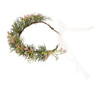 NIYANGLE Delicate Flower Hairband Made of Plastic and Resin, Beautifully Crafted with Natural Lifelike Flowers, as Bridesmaid Hair Accessories or Wedding Headpiece for Bride at Family