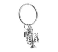 NIYANGLE Delicate Lawyer Keychain Accessory with Justice Scale Design Decorative Hanging Keyring for Car Bag and Ornament Elegant Friends and Colleagues
