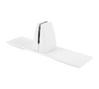 NIYANGLE Desk Divider Partition Clamp in White Aluminium Alloy Wide Compatibility and Easy Installation, Designed for Panels from 4 to 20mm Thickness, for Home Desk Space and Office Privacy