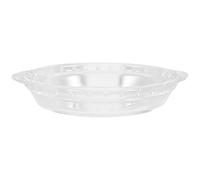 NIYANGLE Dish Roasting Handles with Glass Double Baking 9 Inch and Heat Resistant Glass Pie Serving for Vegetables Special Occasion