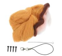 NIYANGLE DIY Wool Felt Dog Ornament Kit Cute Cartoon Corgi Needle Felting Crafts Material for Beginners Activities Handmade Wool Felting Supplies