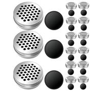 NIYANGLE Dog Scent Training Containers Portable 18 Sets with Magnetic Dots for Scent Work Training for Professional Nosework Exercise Indoors