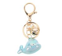 NIYANGLE Dolphin Party Favors Keychain: Iridescent Ocean Animal Keychain Bell For Kids Goodie Bag Fillers Under The Sea Birthday Party Supplies Baby Shower Return