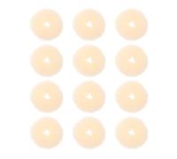 NIYANGLE Donut Bun Hair Shaper Save Time and Efforts for Girls 12 Pcs Nylon Material Beige Colour Quick and Easy Hairstyle Maker Suitable for Occasions