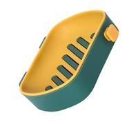 NIYANGLE Double-layer Drain Soap Dish with Hook Design and Drain Hole, Plastic Wall Mount Soap Holder for Toilet and Shower Room, Strong Bearing Capacity for Hanging Small Items