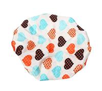 NIYANGLE Double Layer Satin Night Hat for Adjustable Heart Design Sleeping Cap for Years Comfortable and Stylish Sleepwear Accessory