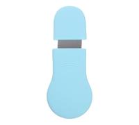 NIYANGLE Dual-ended Blackhead Scraper Facial Skin Scrubber for Nose and Face, Stainless Steel and Silicone Manual Face Deep Cleansing Tool, Portable Acne Removal for Home Use and Travel