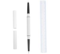 NIYANGLE Dual-ended White Tattoo for Eyebrow Positioning and, Portable Fine Tip Erasable Ink for Precise Cosmetic and Medical Use
